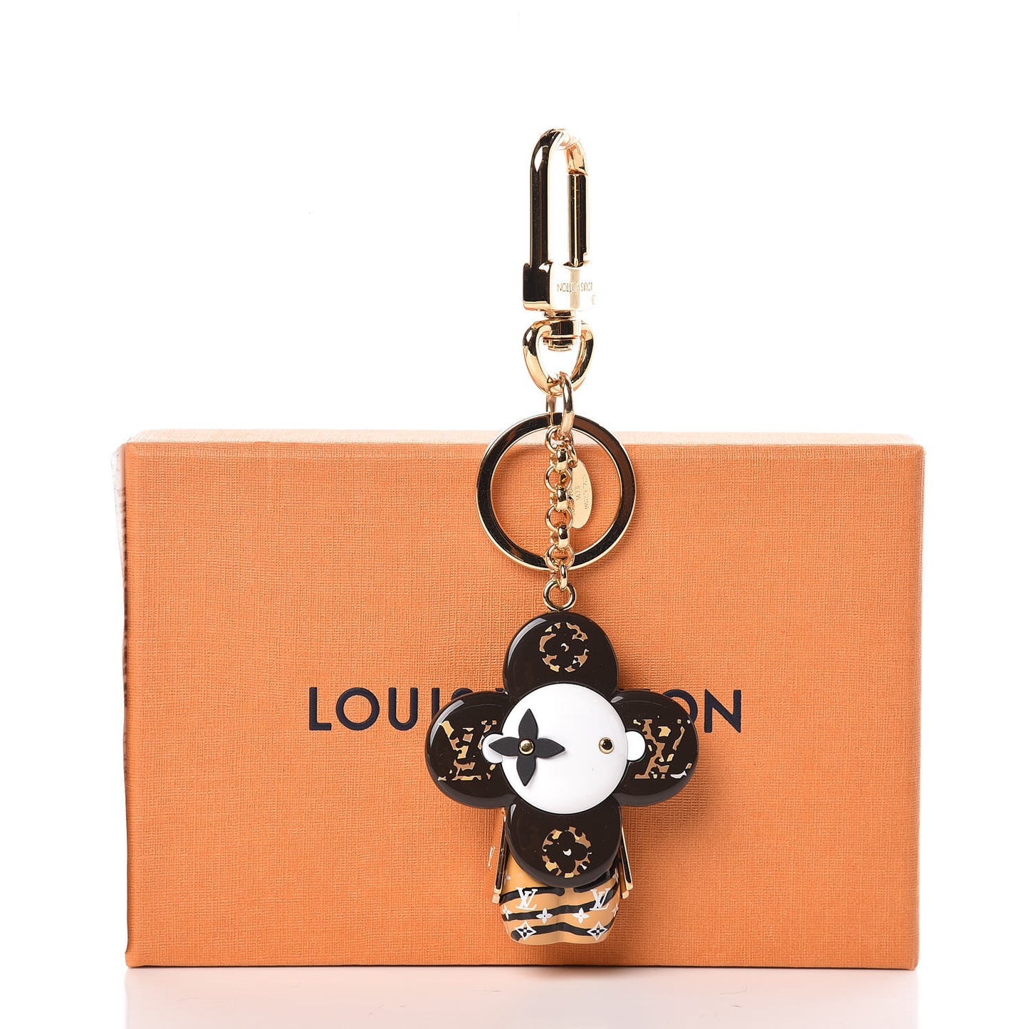Resin Wood Vivienne Jungle Bag Charm Key Holder