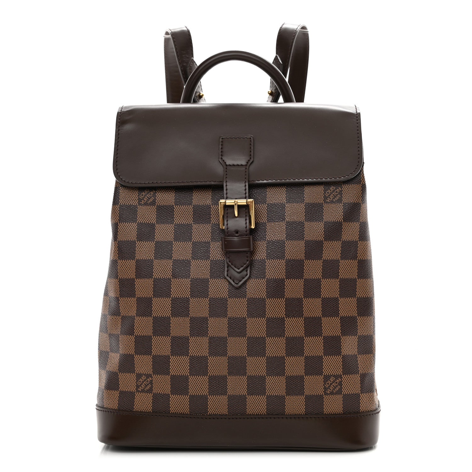 Louis Vuitton Damier Ebene Soho Backpack 1 of 9