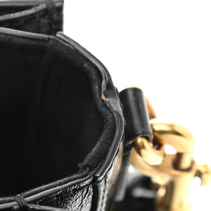 Christian Dior Crinkled Patent Lambskin Dio(r)evolution Flap Bag Black 12 of 14