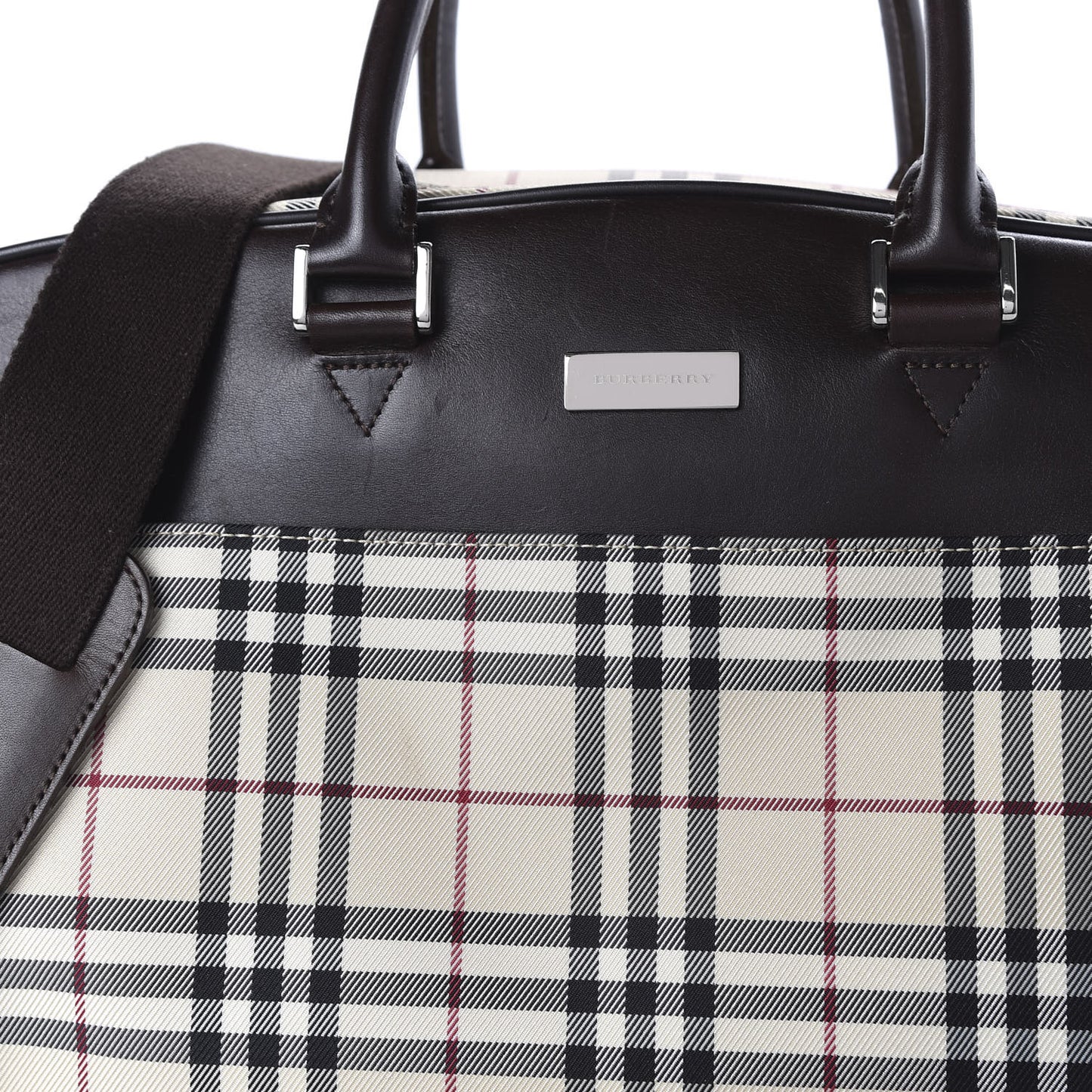 BURBERRYS House Check Travel Bag Chocolate