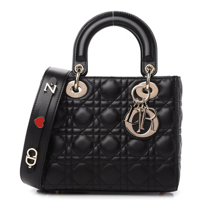 Christian Dior Lambskin Cannage Small My ABCDior Lady Dior Black 1 of 10