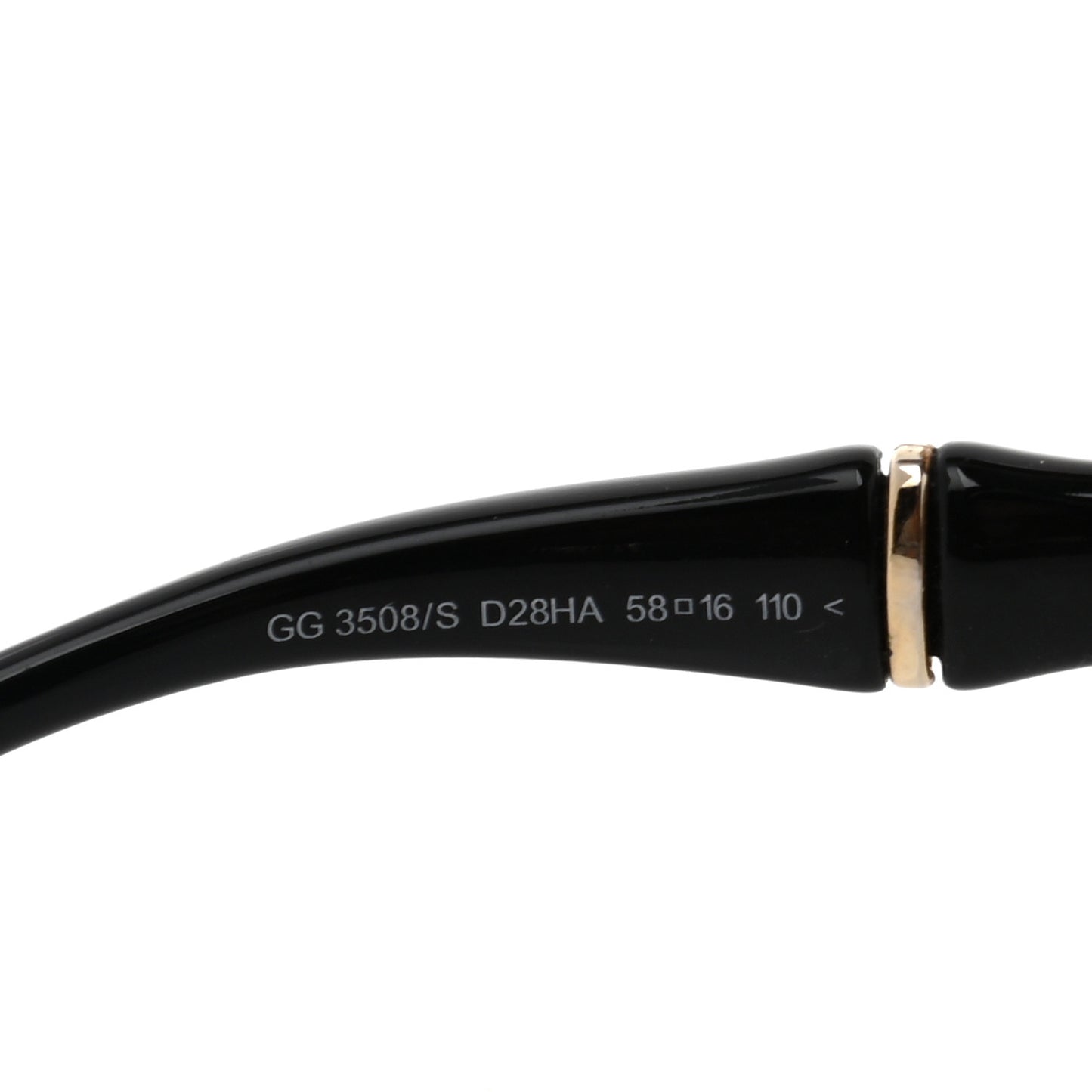 Bamboo Effect Sunglasses GG 3508/S Black