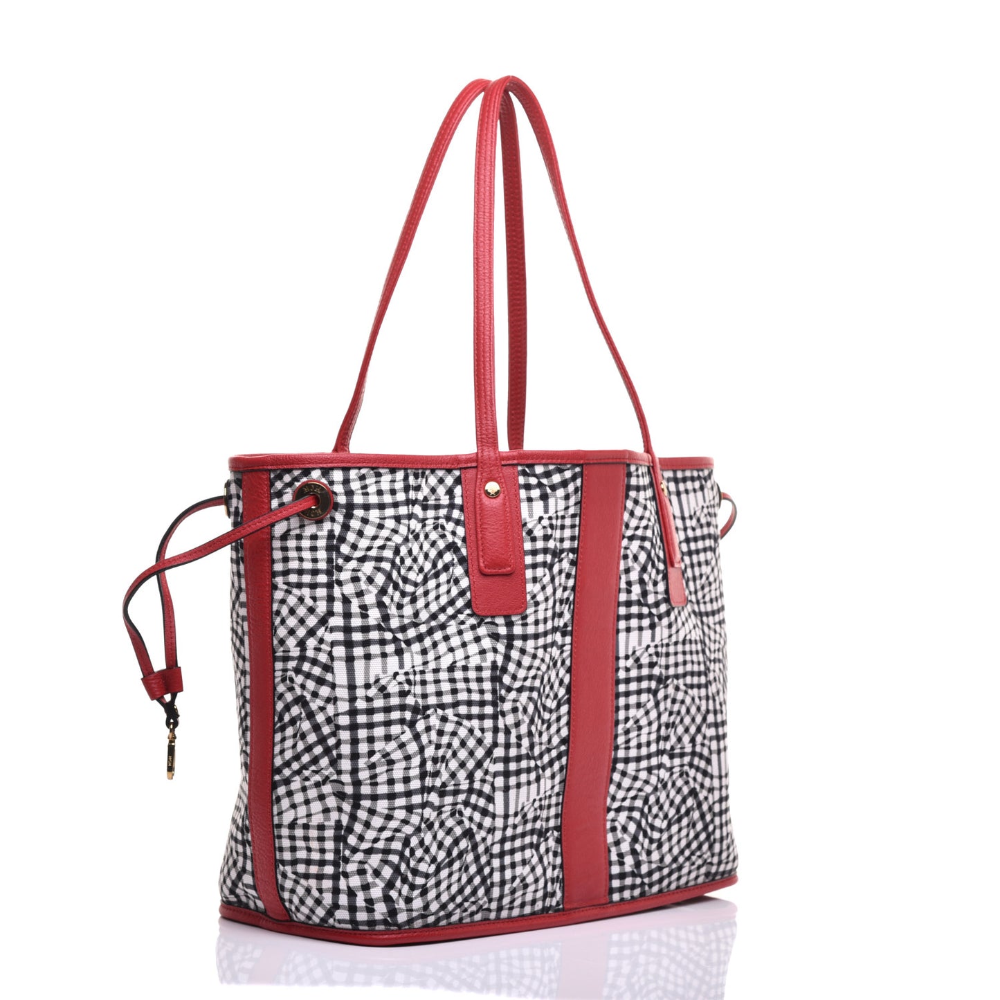 Visetos Medium Liz Reversible Shopper Tote Ruby Red
