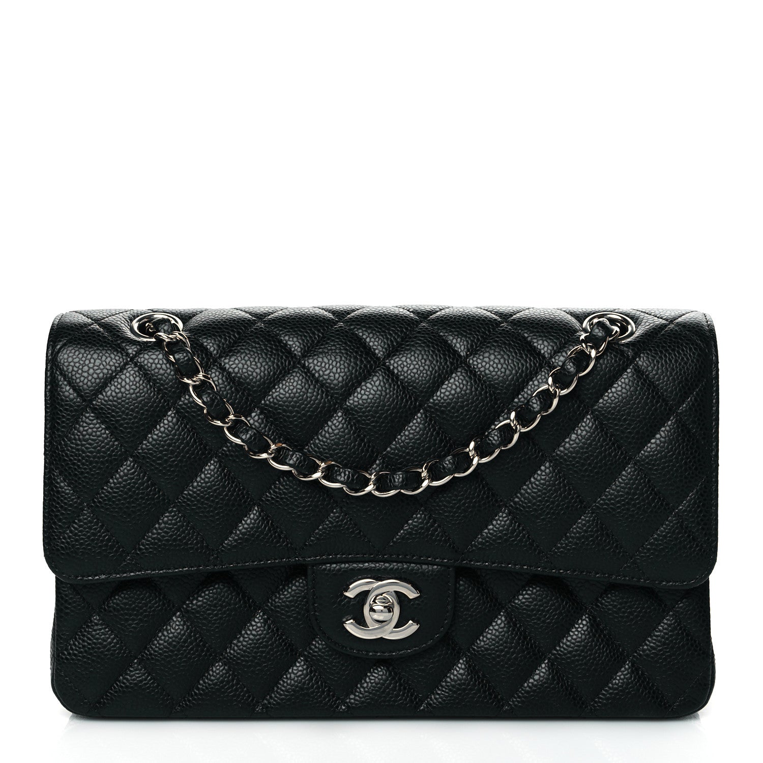Chanel Caviar Quilted Medium Double Flap Black 1 of 11