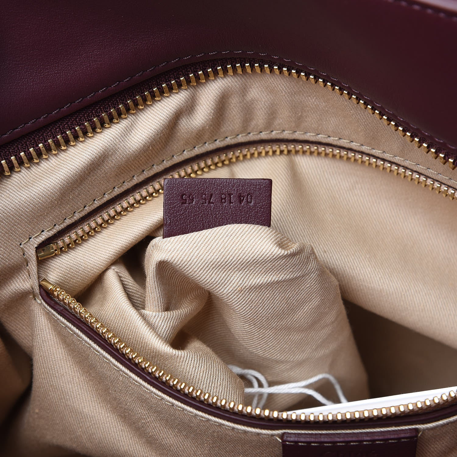 Chloe Smooth Calfskin Embossed Tao Zipped Tote Burnt Brown 7 of 9