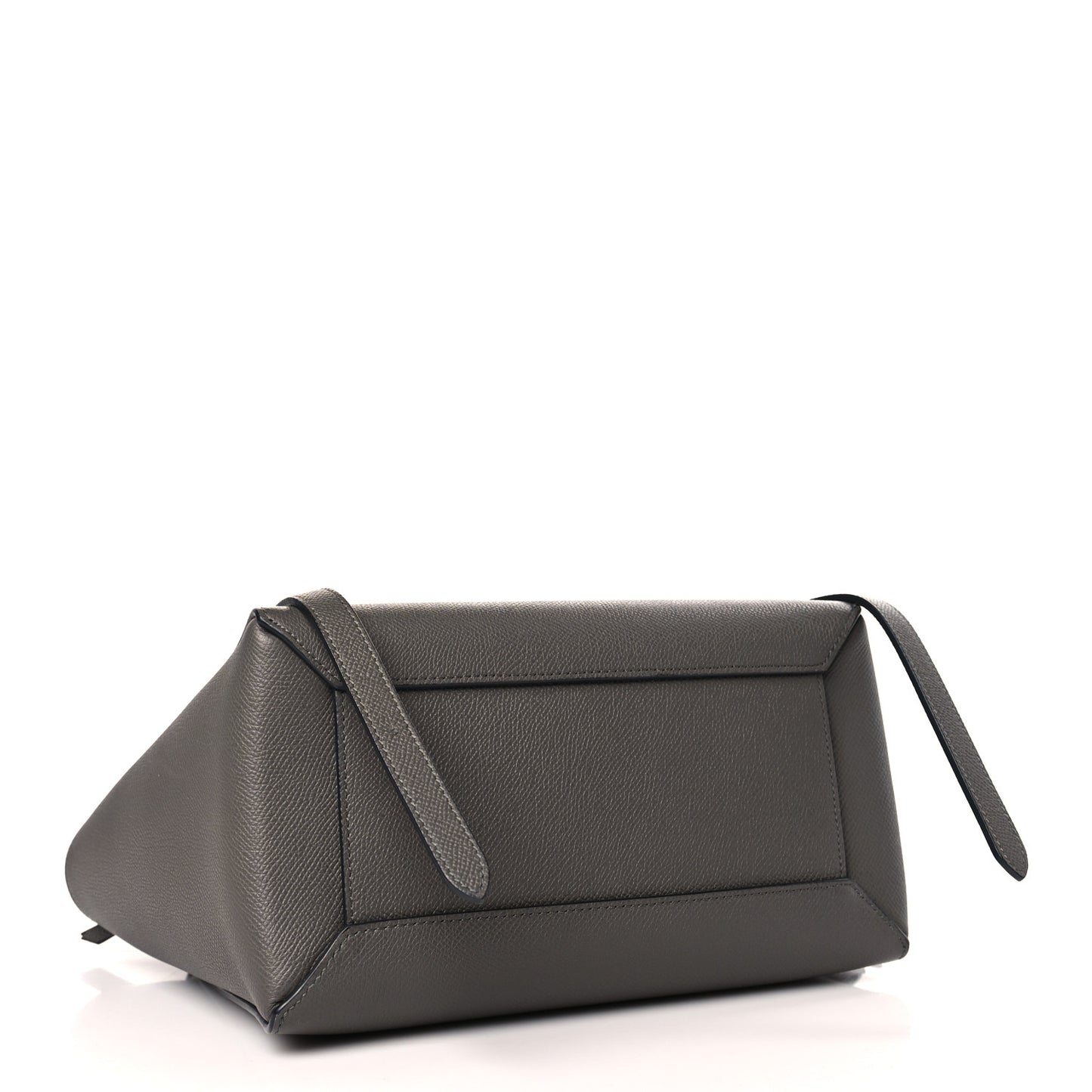 Baby Grained Calfskin Micro Belt Bag Grey