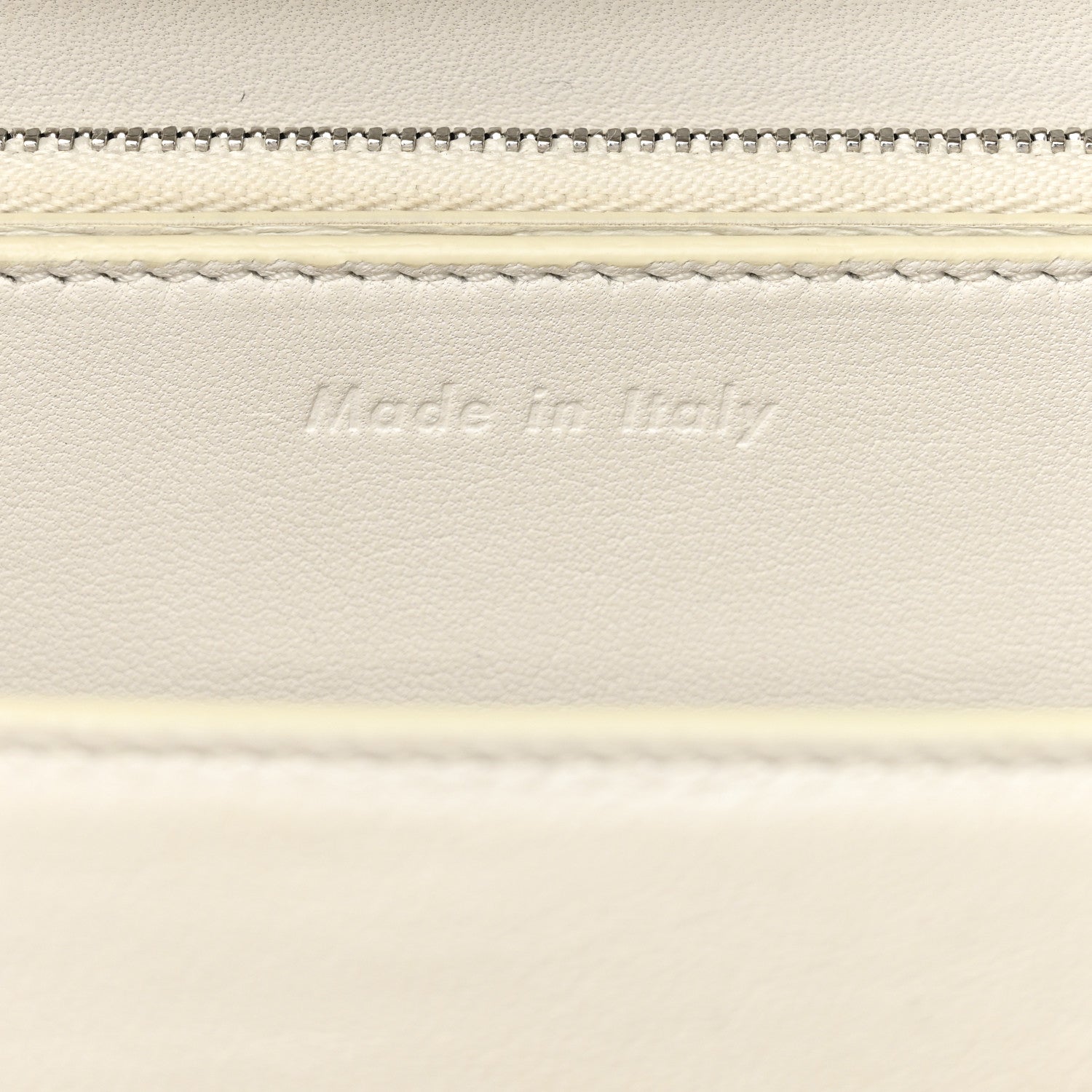 Celine Liege Calfskin Medium Classic Box Flap Bag White White 7 of 10