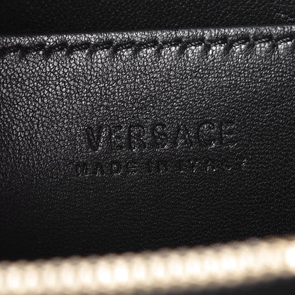 Versace Calfskin Studded Medium DV One Satchel Black 6 of 7
