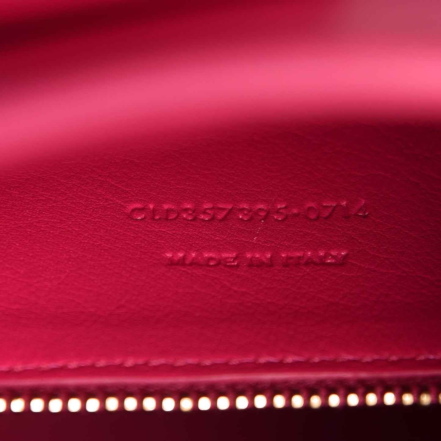 Calfskin Small Monogram Cabas Fuchsia