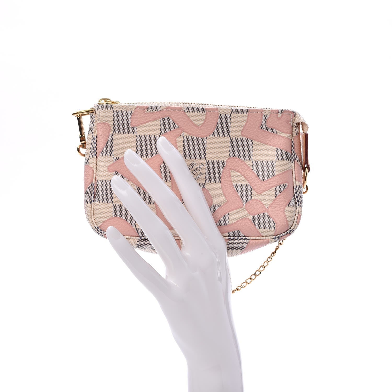 Louis Vuitton Damier Azur Tahitienne Mini Pochette Accessories 2 of 8