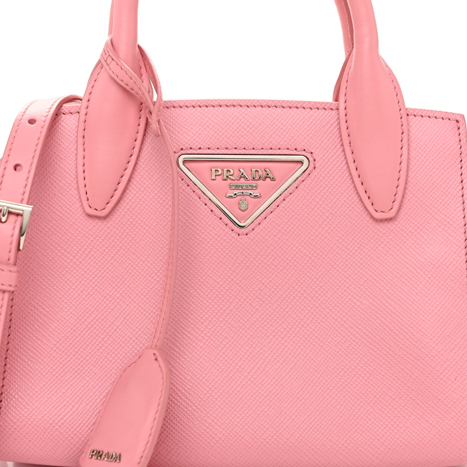 Prada Saffiano Cuir Small Kristen Petalo 8 of 10