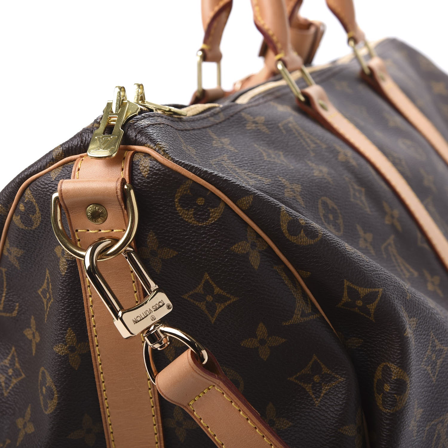 Louis Vuitton Monogram Keepall Bandouliere 50 10 of 13