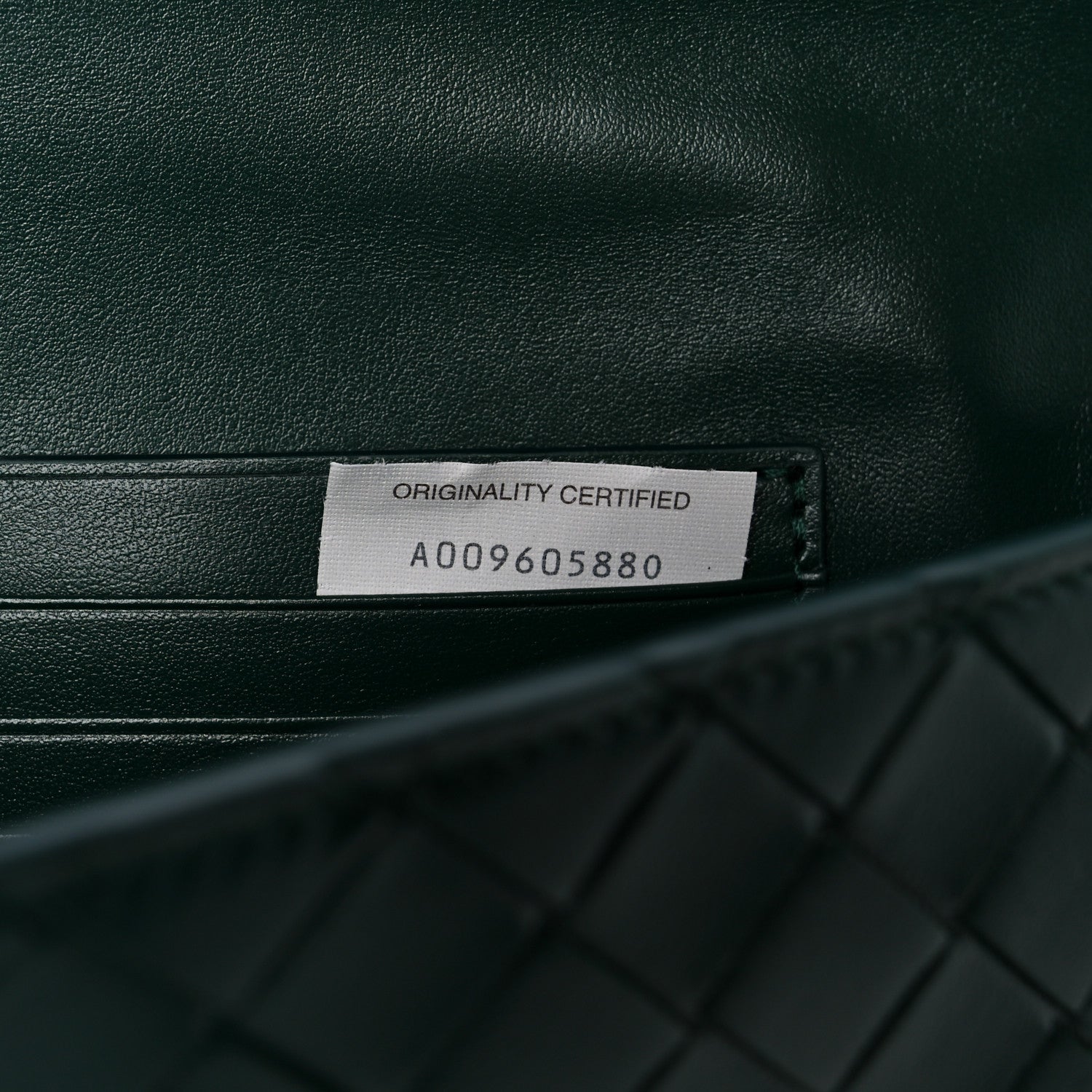 Bottega Veneta Nappa Intrecciato Long Andiamo Top Handle Clutch Emerald Green 8 of 11