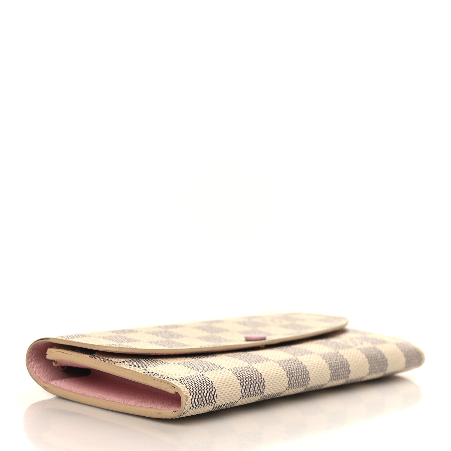 Damier Azur Emilie Wallet Rose Ballerine