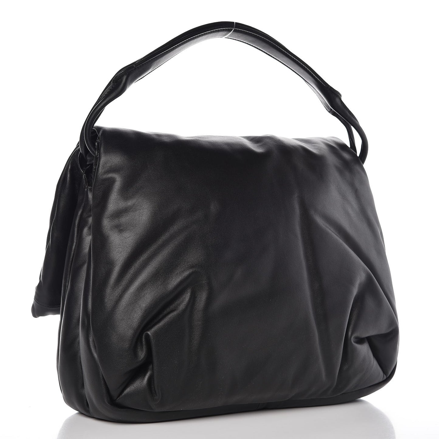 Smooth Lambskin Medium Pillow Flap Black