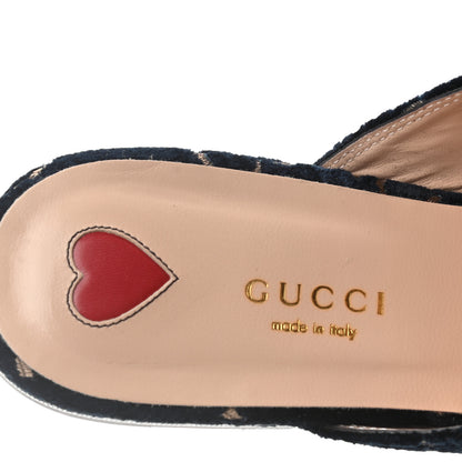Gucci Calfskin T Strap Peep Toe Platform High Heel Pumps 37 Black 11 of 21