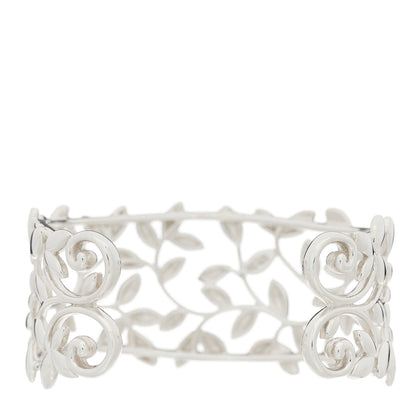 Tiffany Sterling Silver Paloma Picasso Olive Leaf Cuff Bracelet 2 of 3