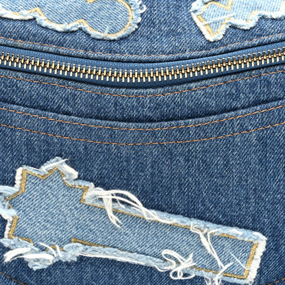 Chanel Denim Sherling Egyptian Waist Bag Blue 8 of 10