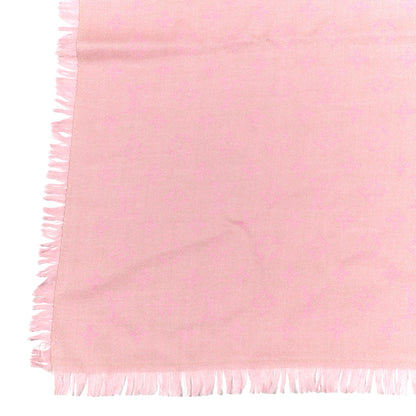 Louis Vuitton Silk Wool Monogram So LV Stole Blush 4 of 5