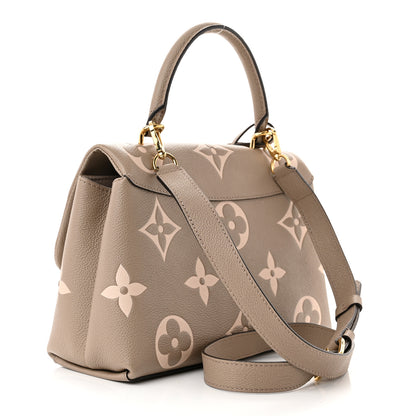 Louis Vuitton Empreinte Monogram Giant Madeleine MM Dove Grey Beige 3 of 12