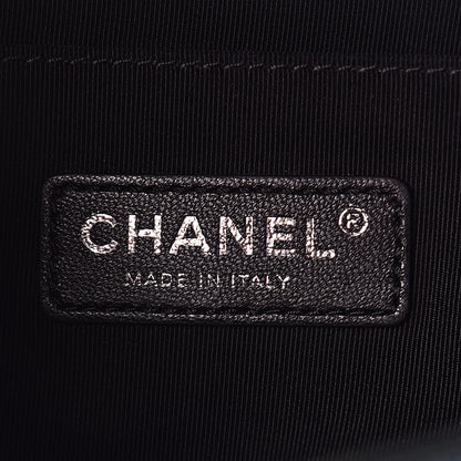 Chanel Iridescent Goatskin Quilted Medium Boy Flap Green 9 of 10