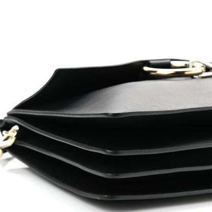 Chloe Suede Calfskin Medium Faye Shoulder Bag Black 9 of 12