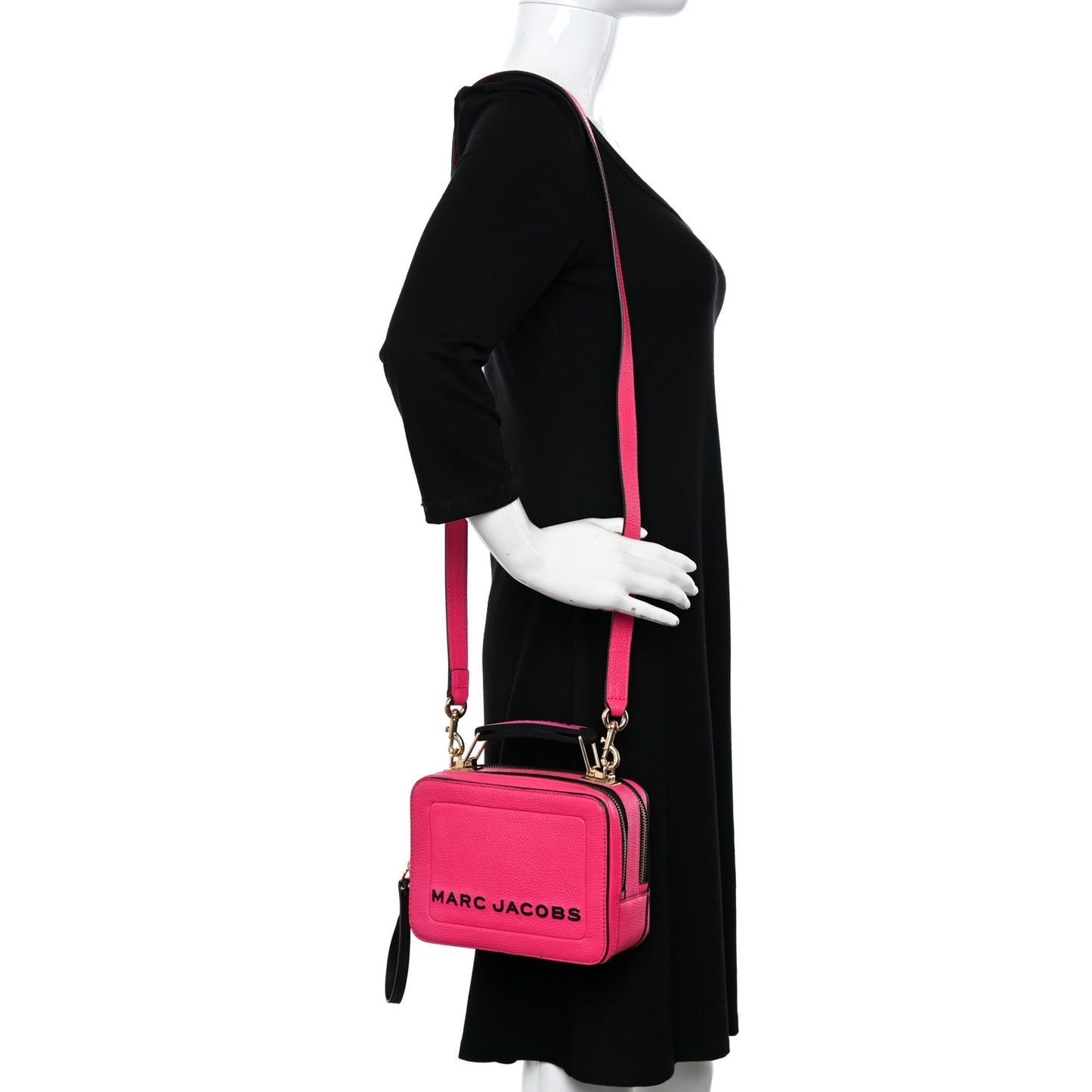 Calfskin Mini The Box Bag Pink