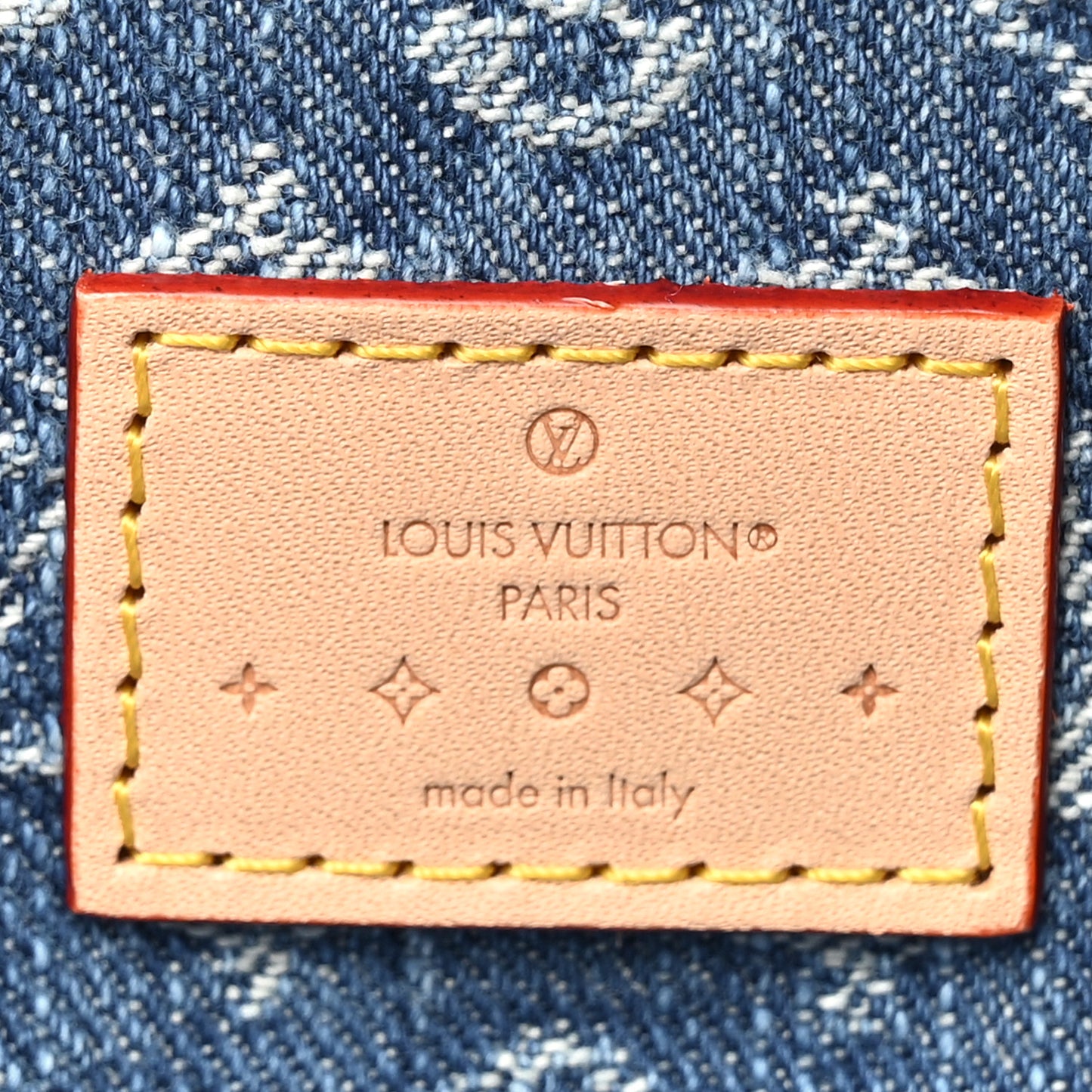 Monogram Denim High Rise Bumbag Blue