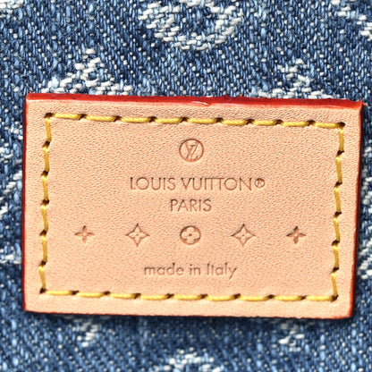 Louis Vuitton Monogram Denim High Rise Bumbag Blue 6 of 9