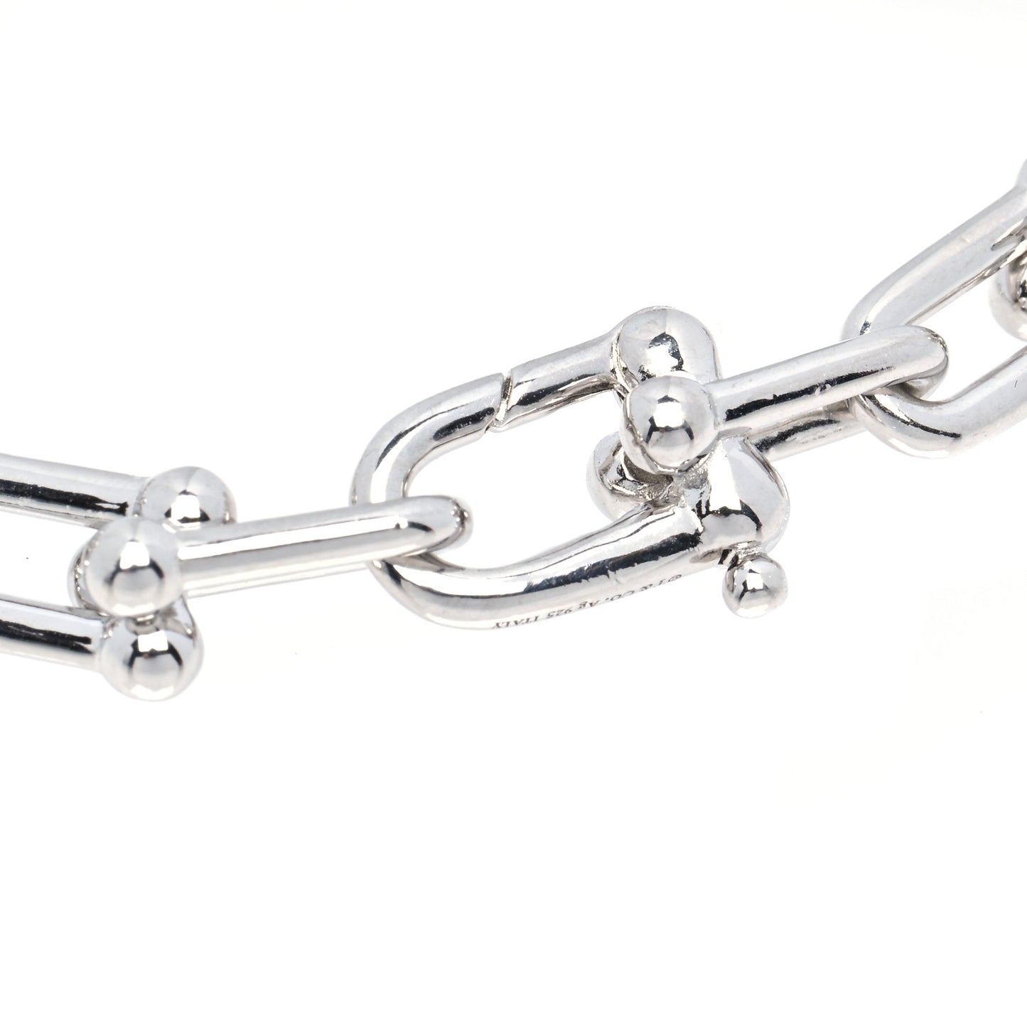 Sterling Silver HardWear Graduated Link Necklace