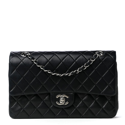 Chanel Lambskin Quilted Medium Double Flap Black 1 of 5
