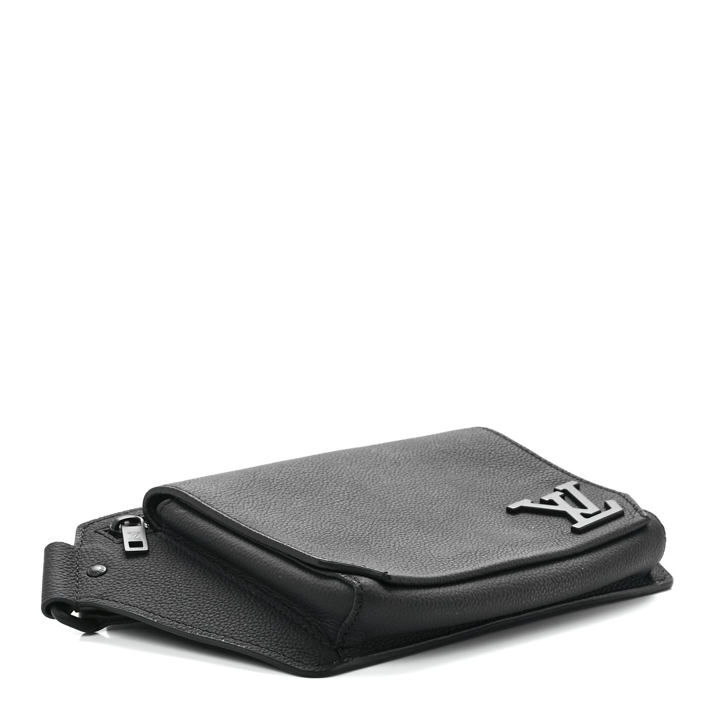 Grained Calfskin Aerogram Takeoff Sling Black