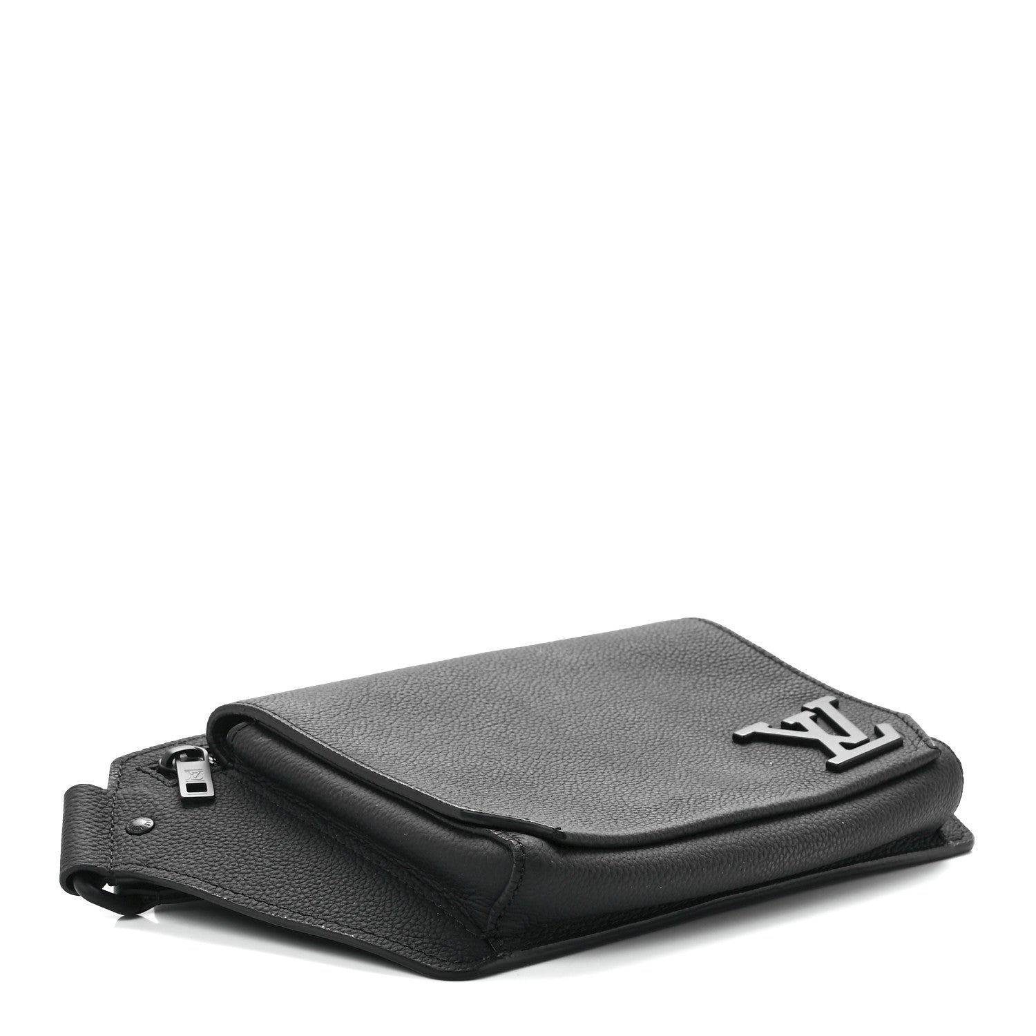 Louis Vuitton Grained Calfskin Aerogram Takeoff Sling Black 4 of 13