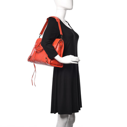 Balenciaga Agneau Classic Hardware City Rouge Coquelicot Rouge Braise 3 of 10