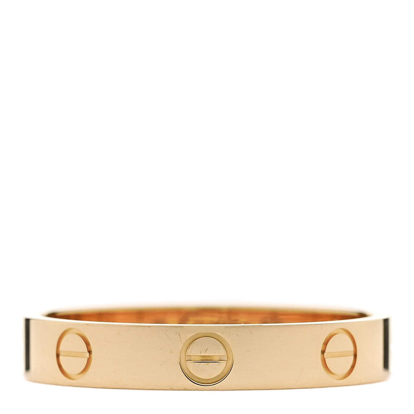 18K Yellow Gold 3.5mm LOVE Wedding Band Ring 59 8.75