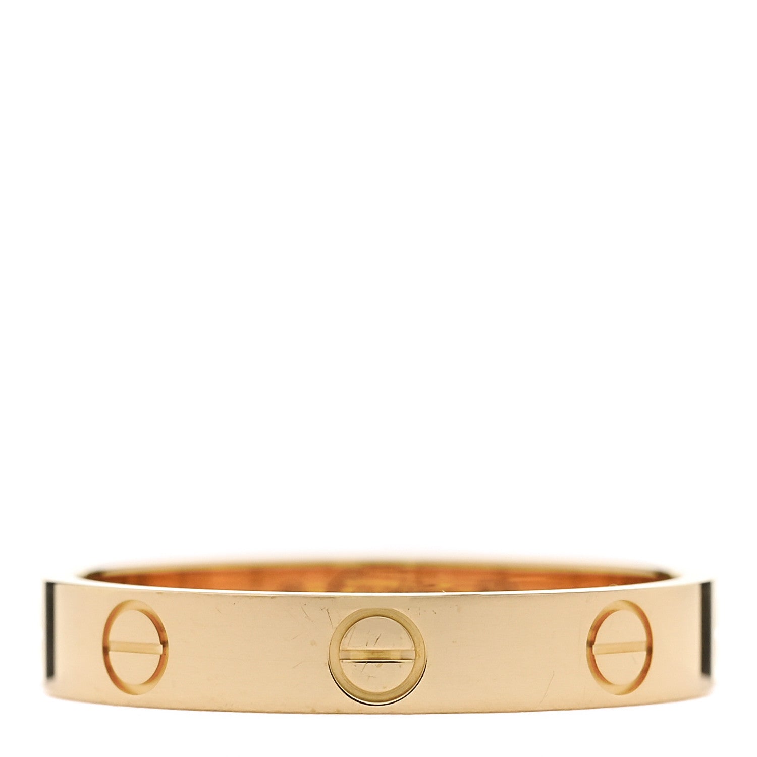 Cartier 18K Yellow Gold 3.5mm LOVE Wedding Band Ring 59 8.75 1 of 5