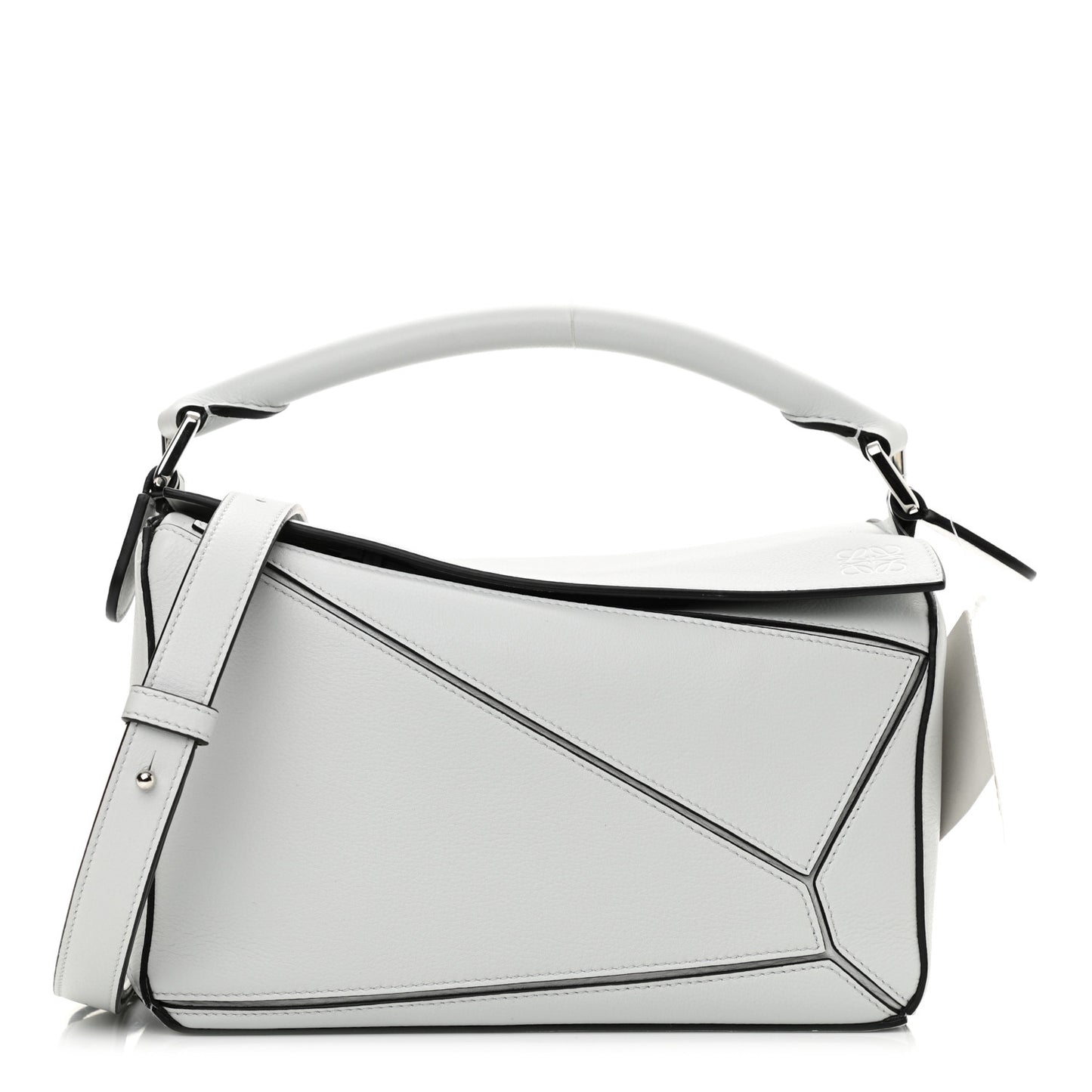 Calfskin Small Puzzle Bag Kaolin