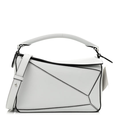 Loewe Calfskin Small Puzzle Bag Kaolin 1 of 9