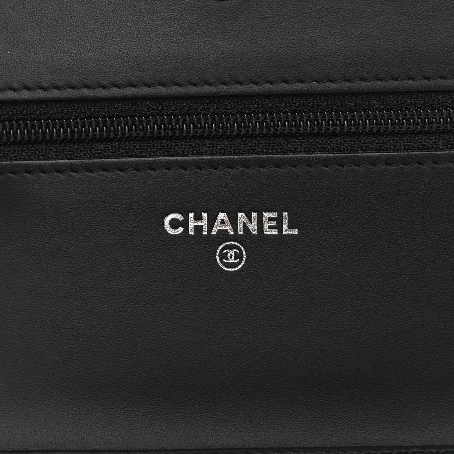 Caviar Quilted Boy Wallet On Chain WOC Black