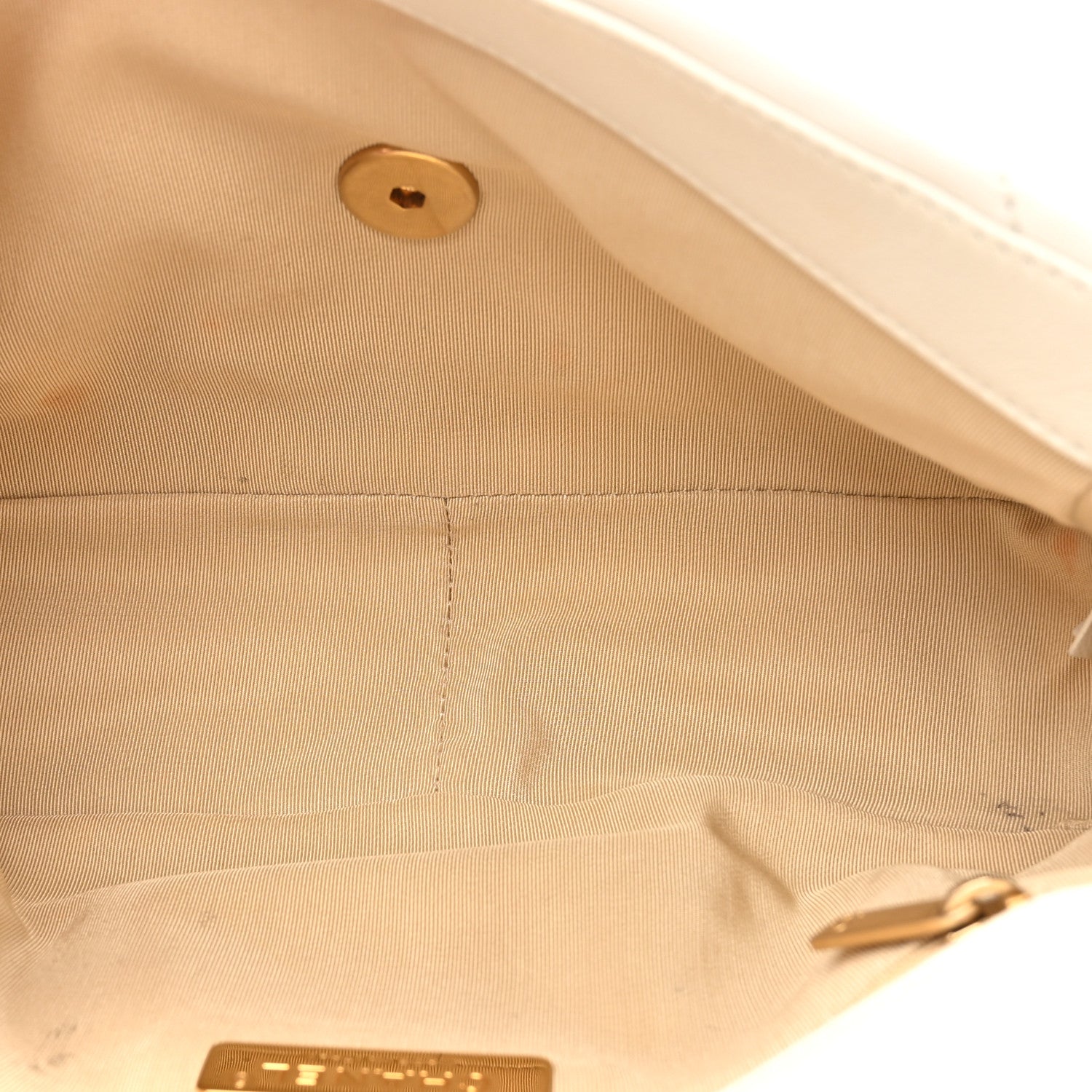Chanel Lambskin Quilted Medium Chanel 19 Flap White 5 of 15