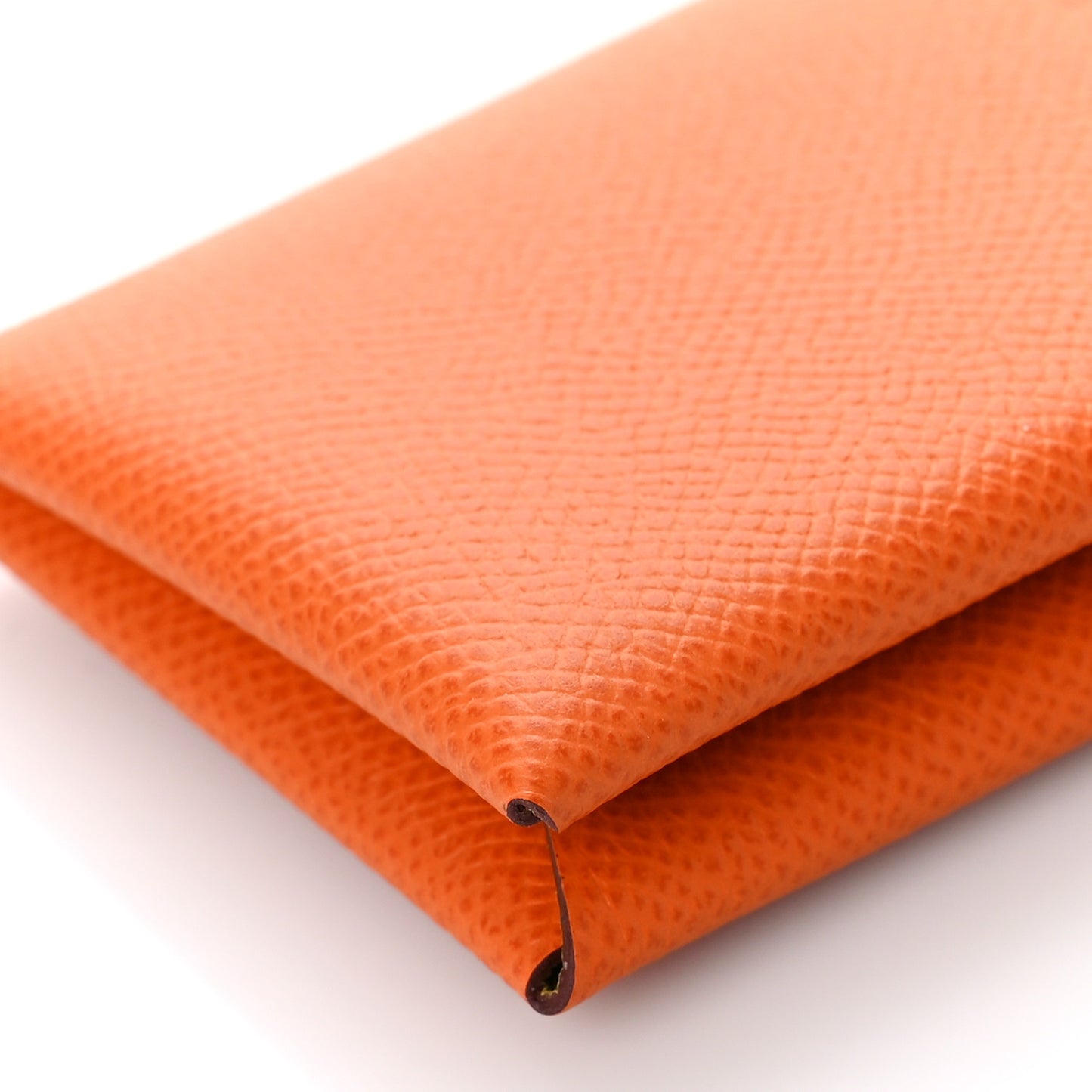 Epsom Verso Calvi Card Case Orange Lime
