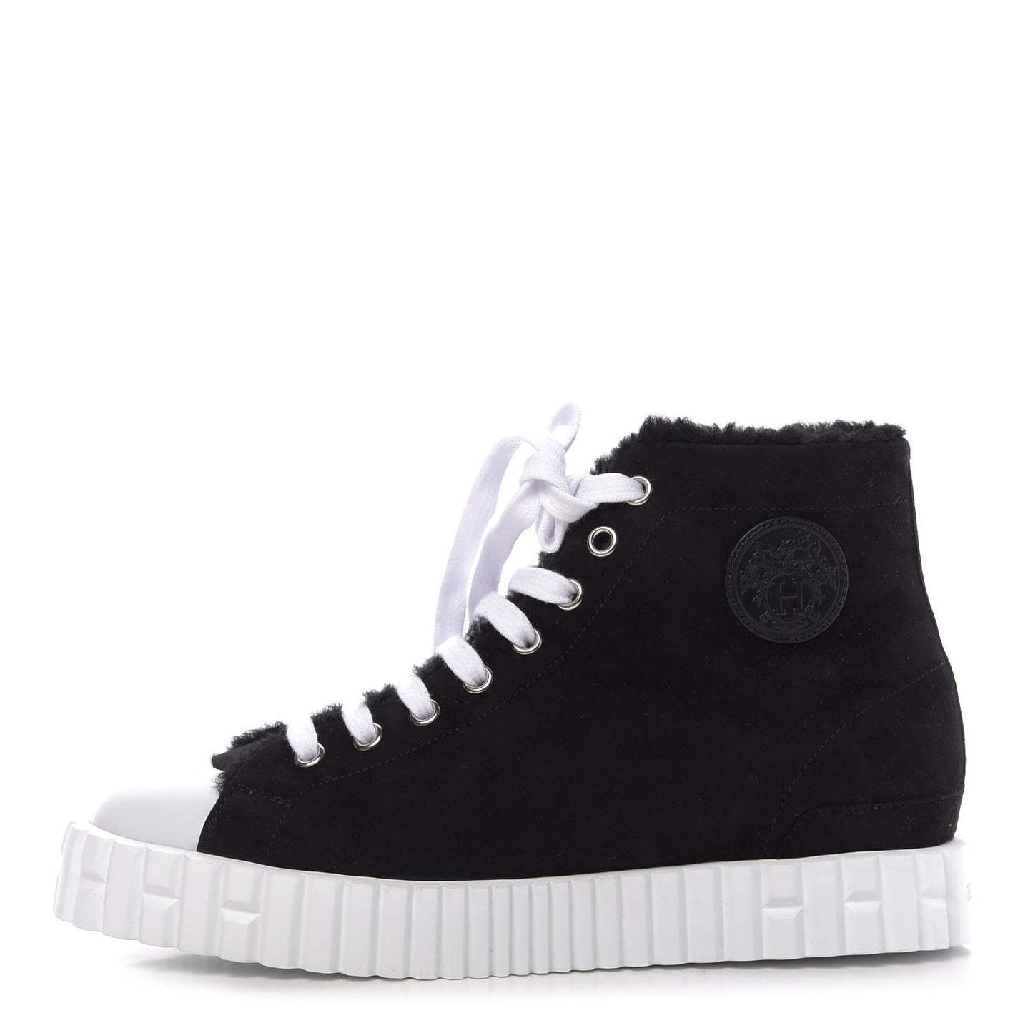 Woolskin Calfskin Womens Climb Sneakers 36 Black