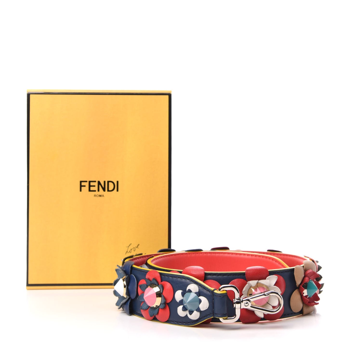 Vitello Dolce Flowerland Studded Strap You Blue Corallo Multicolor