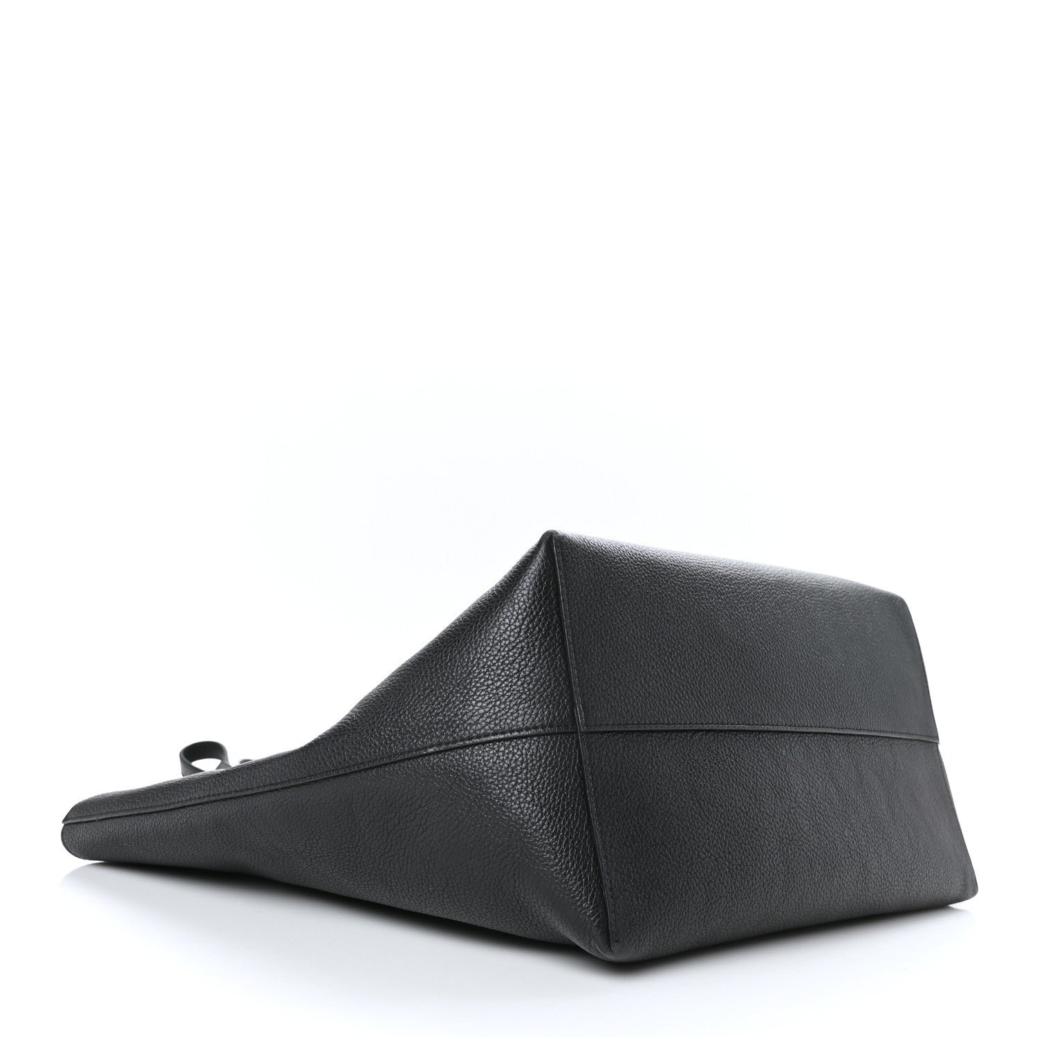Alexander McQueen Grained Calfskin Skull Open Shopper Tote Black 4 of 9