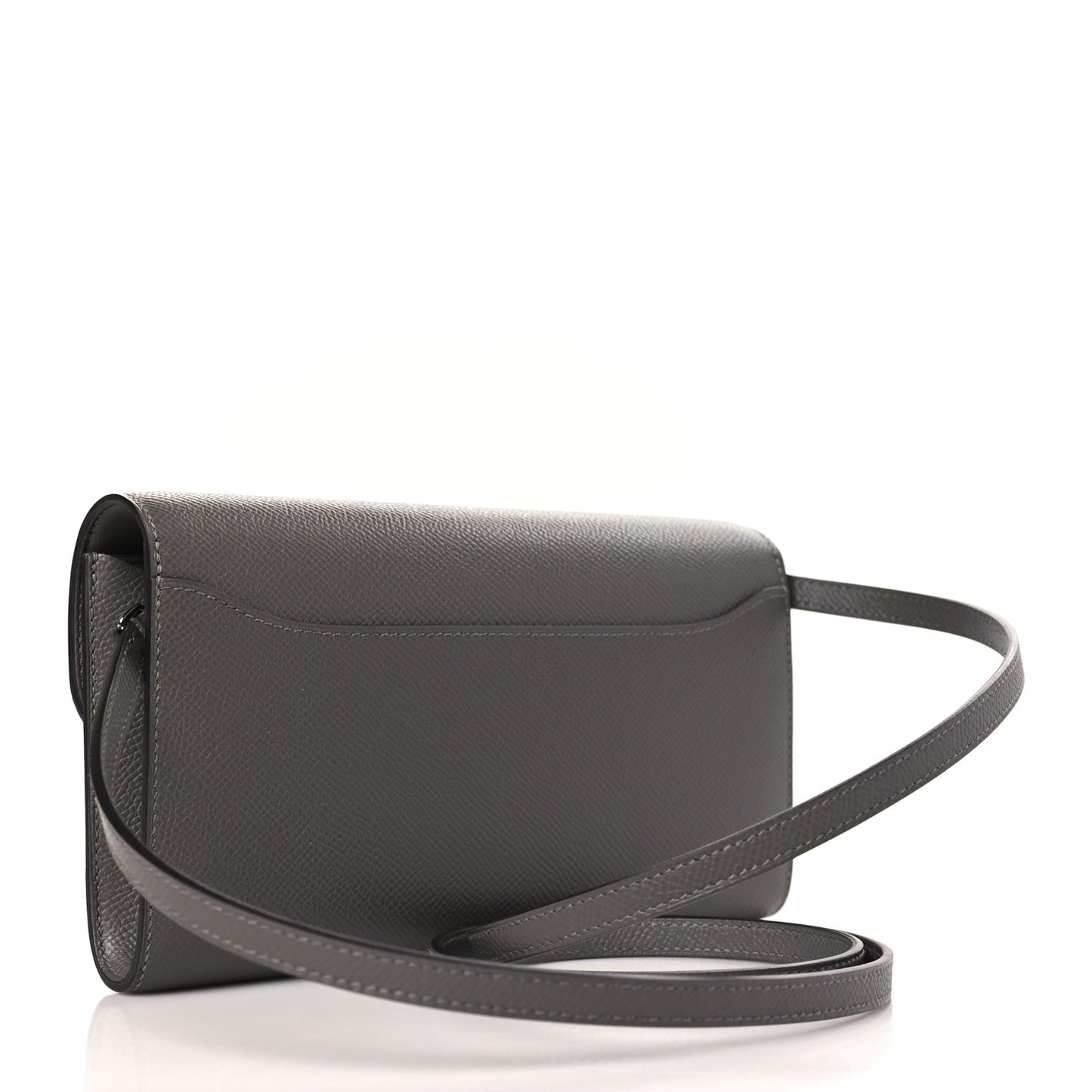 Epsom Lizard Constance Wallet To Go Gris Meyer Ombre