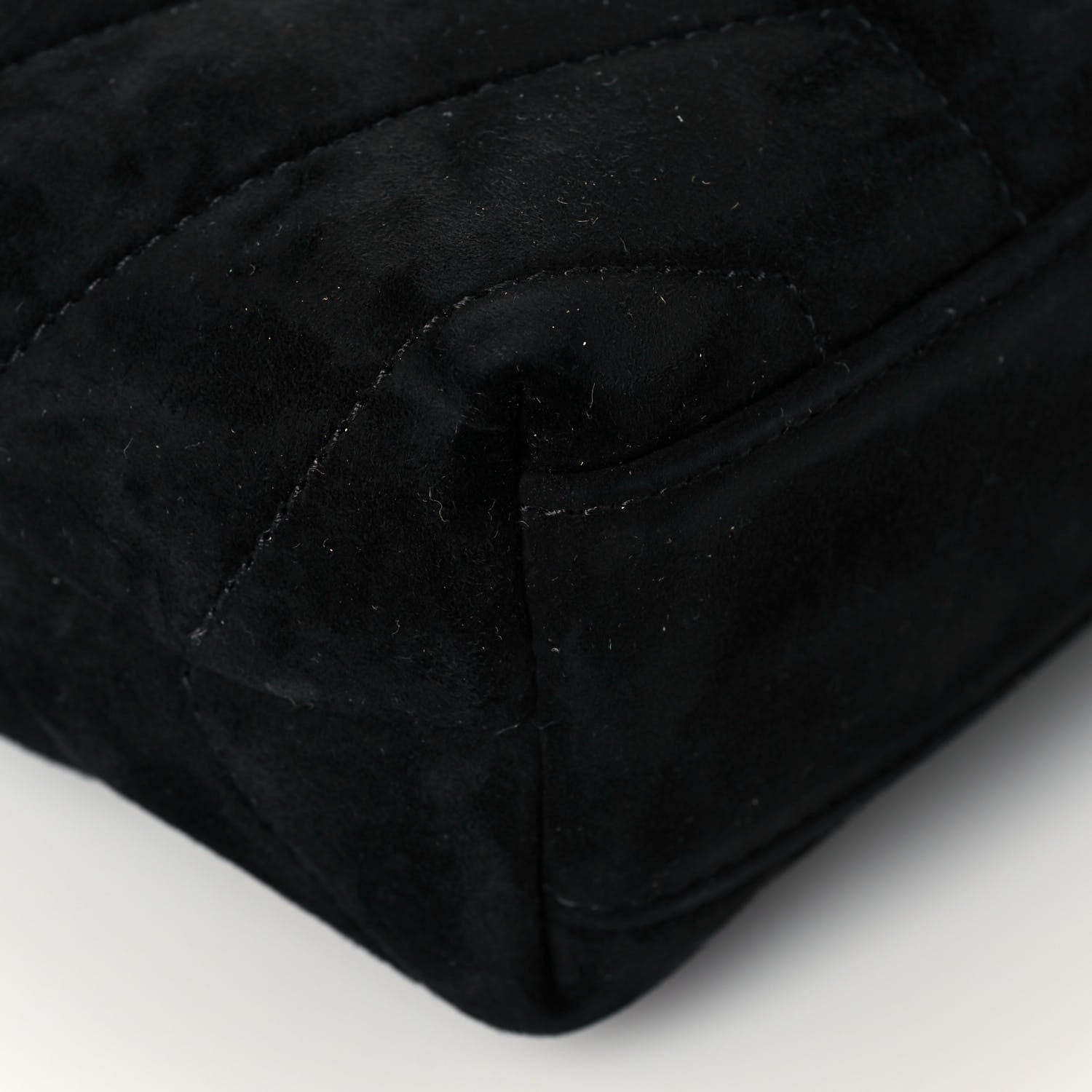 Saint Laurent Suede Y Quilted Monogram Toy Loulou Crossbody Bag Black 11 of 14