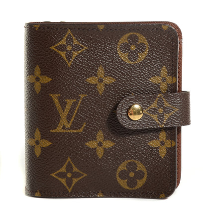 Louis Vuitton Monogram Compact Zippe Zipped Wallet 1 of 7