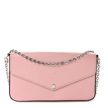 Louis Vuitton Epi Pochette Felicie Rose Ballerine 1 of 15