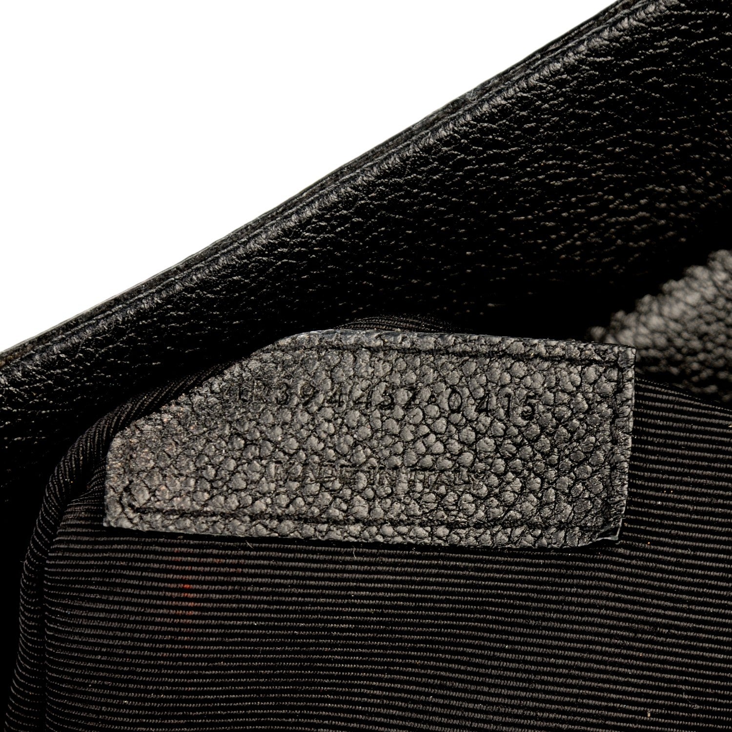 Saint Laurent Grained Calfskin Medium Cabas Rive Gauche Black 7 of 7