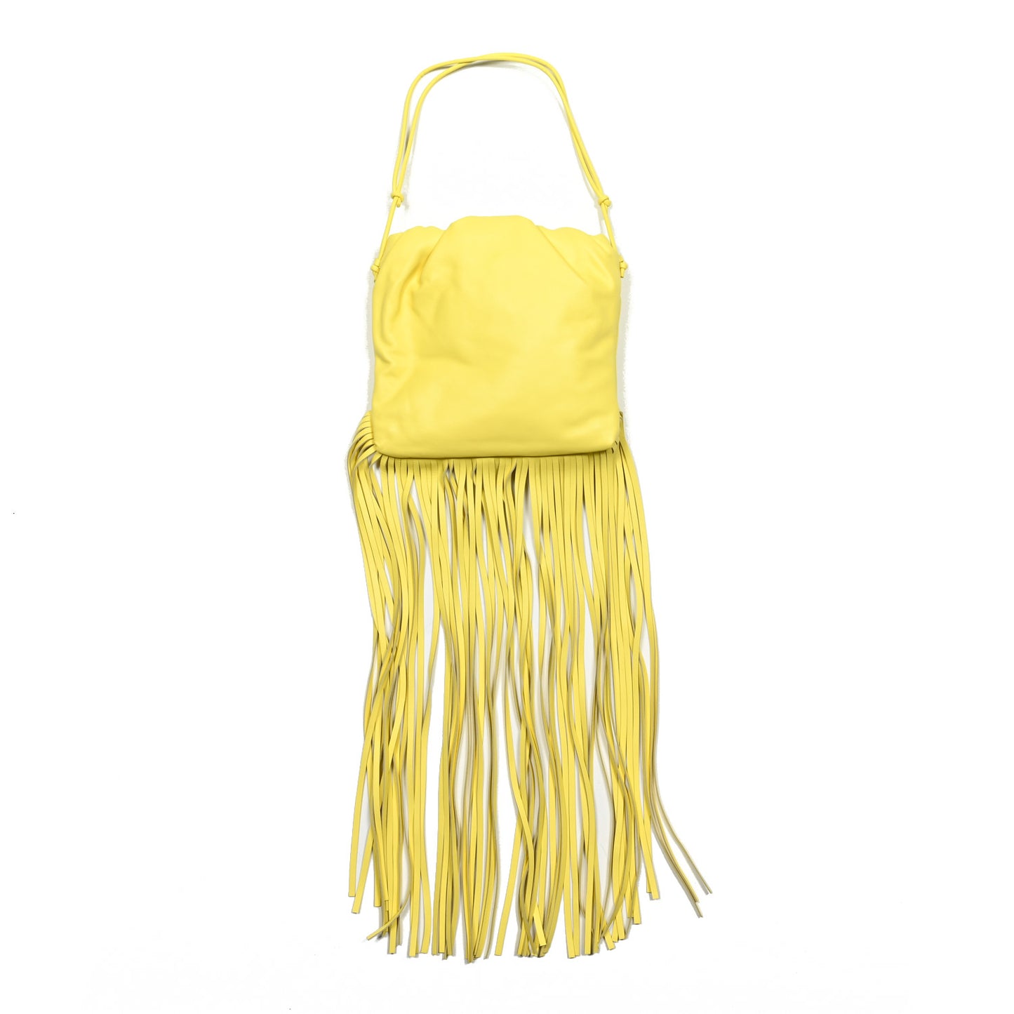 Nappa The Fringe Pouch Shoulder Bag Yellow